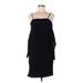 Ann Taylor LOFT Outlet Casual Dress - Mini Square Sleeveless: Black Print Dresses - Women's Size 6