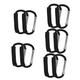 Alasum 10 Pcs Cart Hook Stroller Clip Stroller Hanging Hook Pram Bag Clips Portable Garment Rack Pram Hooks Travel Stroller Practical Stroller Hangers Mother Aluminum Alloy Accessories