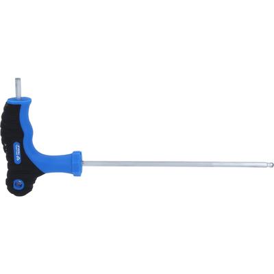 Brilliant Tools T-Griff-Kugelkopf-Innensechskant-Winkelstiftschlüss?el 4,0 x 150 mm Winkelschraubendreher BT041004 Image