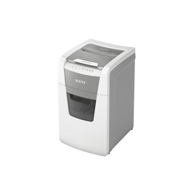 Leitz IQ Autofeed Office Partikelschnitt Aktenvernichter P4, 150 Blatt, 44l-Abfallbehälter, Weiß, 80130000 Image