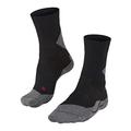 FALKE Unisex 4 GRIP Stabilizing Socks, Breathable, Black (Black 3019), 11-12.5 (1 Pair)