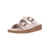 Sandale CRUZ "Noraja", Damen, Gr. 42, beige, Synthetik, Polyurethane, casual, Schuhe Pantolette Schlappen, mit angenehm weichem Fußbett
