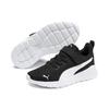 Sneaker PUMA "ANZARUN LITE AC+ PS", Kinder, Gr. 33, schwarz-weiß (puma schwarz, puma weiß), Textil, unifarben, sportlich, Schuhe