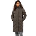 Funktionsmantel JACK WOLFSKIN "MARIENPLATZ COAT W" Gr. L, braun (cold coffee) Damen Mäntel Sportjacken