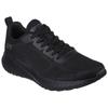 Sneaker SKECHERS "BOBS SQUAD CHAOS", Herren, Gr. 43, schwarz, Textil, casual, Schuhe, im monochromen Look, Freizeitschuh, Halbschuh, Schnürschuh