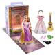 Disney Store Official Rapunzel Story Doll for Kids, Tangled, 28cm/11”, Fully Poseable Toy with Accessories, Suitable for Ages 3+