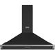 Stoves Richmond ST RICHMOND CHIM 110PYR BLK Chimney Cooker Hood - Black, Black