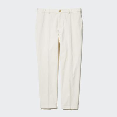 Uniqlo - Cotton Smart -Like Ankle Length Trousers - Off White - M