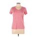 Under Armour Active T-Shirt: Pink Activewear - Women's Size Medium