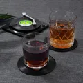 6 Pcs/Set Vinyl Original Coasters Holder Retro Record Disk Drink Mug Pad Mat Under Glass Hot Utensil