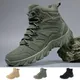 Military Man Tactical Boots Men Ankle Boot Combat Boots Men Outdoor Anti-Slip Military Shoes Light