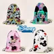 Disney Drawstring Bags Mickey Mouse Children's Cartoon Backpack Large Capacity Storage Bag for Kids