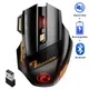 Rechargeable Wireless Mouse Gamer For Computer RGB Gaming Mouse Bluetooth USB Mouse Silent