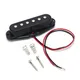 2021 schwarz Single Coil Sound Pickup für 6 Saiten E-gitarre Harmonische Einfach zu Installieren