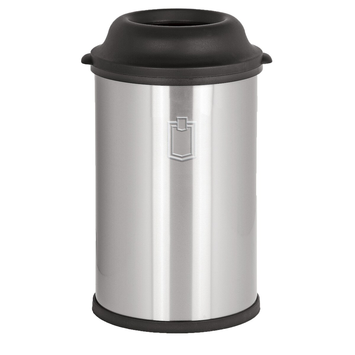 METRO Professional Outdoor Mülleimer, Ø 40.2 cm, Höhe: 64 cm, 50 L, mit Kunststoffdeckel Image