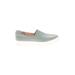 J/Slides Sneakers: Slip-on Platform Casual Gray Color Block Shoes - Women's Size 7 - Almond Toe