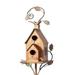 Kayannuo Deals Metal Bird House With Poles Outdoor Metal Bird House Stake Bird House For Patio Backyard Patio Outdoor Garden Decoration Clearance Home Decor