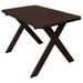 Kunkle Holdings LLC Pressure Treated Pine 4 Cross-Leg Picnic Table Walnut Stain