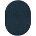 Broadway Collection Pet Friendly Indoor Outdoor Area Rugs Teal - 4 x 6 Oval