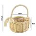 Fresh Rattan Storage Basket Picnic Flower Girl Gifts Wicker Flower Pot