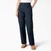 Dickies Women's Loose Fit Double Knee Work Pants - Dark Navy Size 32 (FP283)