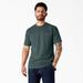 Dickies Men's Heavyweight Heathered Short Sleeve Pocket T-Shirt - Mallard Green Heather Size 2Xl (WS450H)