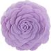 Eva s Flower Garden Decorative Throw Pillow Cover 16 Round - Lilac Floral Accent Pillow Case For Home Couch Bed Living Room Holiday And Office DÃ©cor