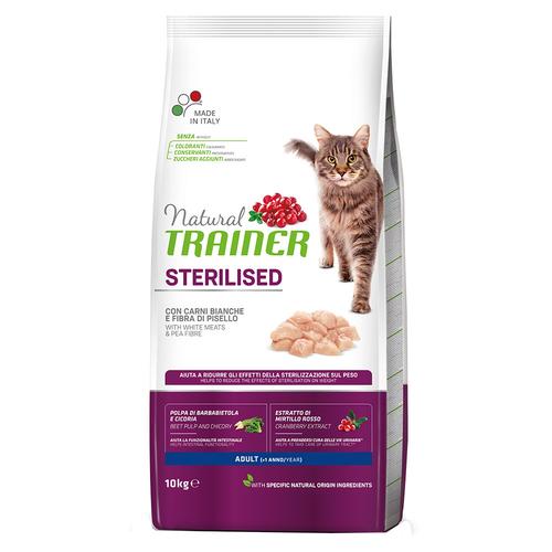 10 kg Sterilised Salmon Natural Trainer Katzenfutter Trocken