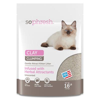 So Phresh Scoopable Gentle Attract Kitten & Picky Kitty Litter, 16 lbs.