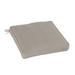 Replacement Chair Cushion Box Edge 20x19 - Select Colors - Canvas Granite Sunbrella - Ballard Designs Canvas Granite Sunbrella - Ballard Designs