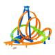 Hot Wheels Track Set mit 5 Crash-Zonen, motorisiertem Beschleuniger und 1 Auto, HNL97