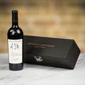 Jean-Luc Colombo Les Fées Brunes Red Wine in Personalised Black Hinged Wood Gift Box - Engraved with your message