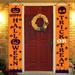 Halloween Door Curtain Trick or Treat Banner Door Sign