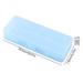 XMMSWDLA Frosted Plastic Pencil Box Clear Colored Plastic Pencil Case Hard Pencil Holder with Lid and Snap Closure Bulk for School Office Stationery Pens Organizer Storage Supplies