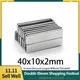 40mm x 10mm x 2mm 40x10x2 neodymium magnet cuboid rectangle sheet 40*10*2 NdFeB magnet of rare earth