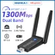 USB Wi-Fi Wireless Network Card Bluetooth 5.0 USB 3.0 Dongle 5ghz WiFi5 Adapter Dual Band WiFi Card