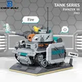 KNEW BUILT Military Mini Tank Building Block for Kid Learning Toy Educational Brick Model