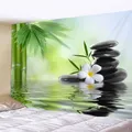 3D Religion Culture Hanging Tapestry Hippie Buddha Headboard Room Decor Psychedelic Landscape Wall