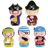 Hemoton 5Pcs Finger Puppets Cartoon Finger Puppets Pirate Design Finger Puppets Party Favors