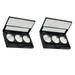 2Pcs 26mm 3 Colors Empty Eyeshadow Box Square Eyeshadow Eyeshadow Subpackaging Case Makeup Tool Black