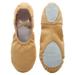 1 Pair of Lace-free Yoga Shoes Sole Dancing Shoes Breathable Ballet Shoes for Kids Adults Size 24