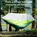 Ultralight Travel Camping Hammock - Summer Mosquito-Proof Nylon Mesh Hammock with Drawstring Mosquito Net Hanging Bed
