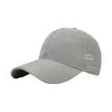 WITHMOONS Waterproof Mesh Baseball Cap Adjustable Unisex Golf Dad Hat Sport Trucker Hat YZM0184 (Grey)