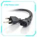 KONKIN BOO Compatible AC power Cable Cord Replacement for HP OfficeJet J5735 4315 4355 J3640 J3680 Printer 3-Prong