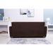 77.9" Chenille Sofa with Coffee Table and Drawers