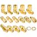 ELECTCHN SMA Connectors Kit Gold-Plated SMA Adapters Set Male Female RR-SMA RF Coax Barrel Converter for WiFi Antenna FPV Drone Extension Cable