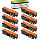 GREENCYCLE 8 Pack Compatible for HP 30A CF230A Black Toner Cartridge Replacement with LaserJet Pro M203dw M203dn M203d Laserjet Pro MFP M227fdn M227fdw M227sdn Printer