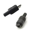 2 Pin DIN Hi-Fi Speaker Plug Cable Audio Connector - Screw Connections