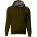 A4 N4279 Men's Sprint Tech Fleece Hooded Sweatshirt in Military Green size 3XL | Polyester fleece