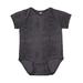 Rabbit Skins 4424 Infant Fine Jersey Bodysuit in Black Reptile size 18MOS | Cotton LA4424, RS4424